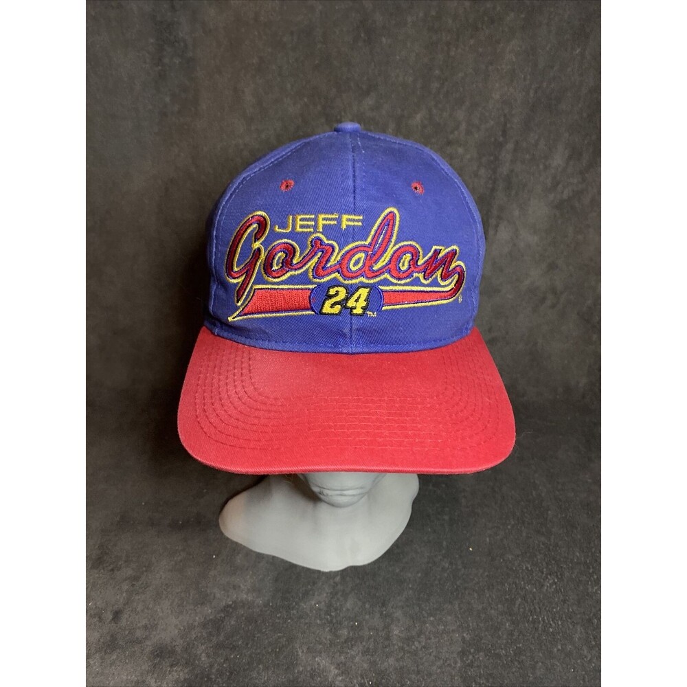Vintage Y2k Jeff Gordon 24 Dupont Snapback Hat Chase Authentic Nascar Stitched